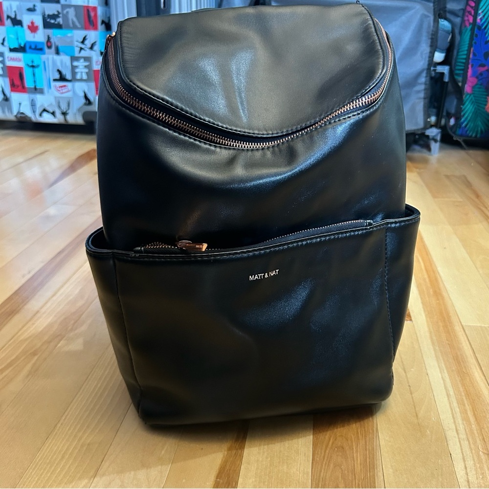 Matt & Nat Black Backpack